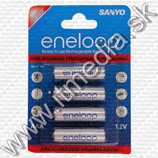 Image of SANYO Eneloop akku HR03 4x750 mAh AAA *Ready2Use* (IT3300)